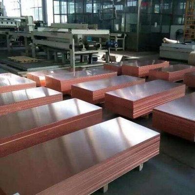 99.99٪ C10500 C12300 صفائح نحاسية سبيكة كاثود نحاسي كهربي نقي