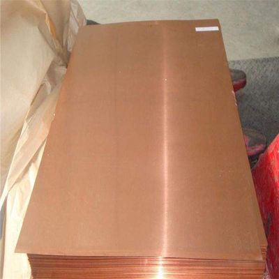 H65 H62 C1100 ورقة صفيحة نحاسية حمراء رقيقة من 0.8 مم إلى 55 مم 1500 × 3050 مم