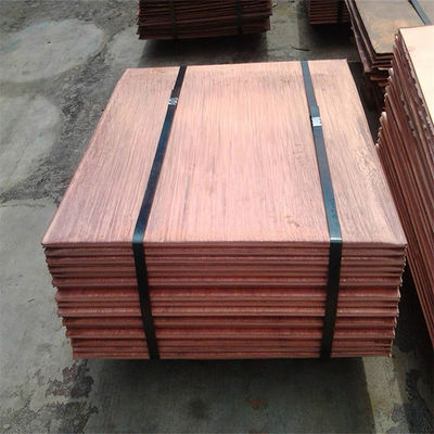 ورقة صفيحة نحاسية حمراء نقية ASTM AISI 0.5 مم 0.8 مم 1 مم