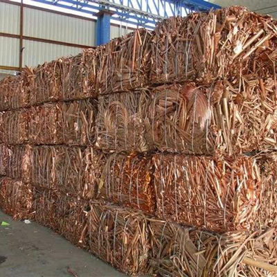 DIN JIS خردة النحاس النقي المعاد تدويره 99.9٪ نفايات الأسلاك الخردة