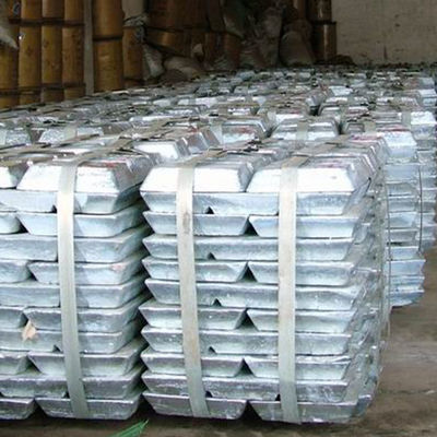 JIS AISI Zinc Ingot Clean السطح 99.995٪ 420 X 205 X 55 مم