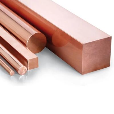 T1 T2 C10200 C10500 قضيب نحاسي دائري قضيب نحاسي 3 مم ASTM مربع