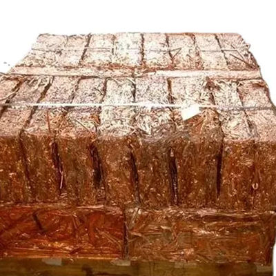 1 طن خردة نحاسية مدلفنة على الساخن سلك نحاسي لامع بدون شوائب