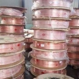 مستوى الجرح H65 22mm أنابيب النحاس لفائف أنابيب النحاس النقي لفطيرة