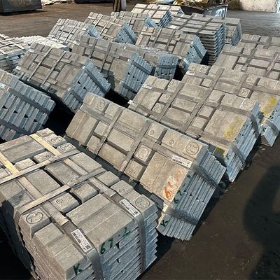 99.9 ٪ زنك انغوت الرصاص عالية النقاء للطيران / الإلكترونيات