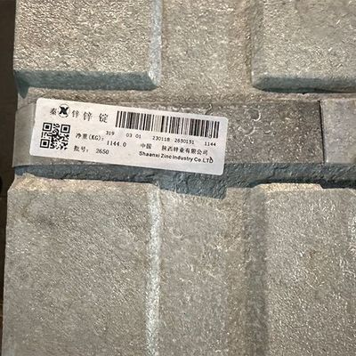 أيزي زنك سبائك البلاط 50 كجم 25 طن نقاء عالية مع 99.995٪ ~ 99.99٪